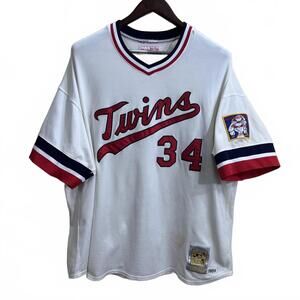 Mitchell & Ness Authentic Minnesota Twins Kirby Puckett 34 Jersey 1984 USA